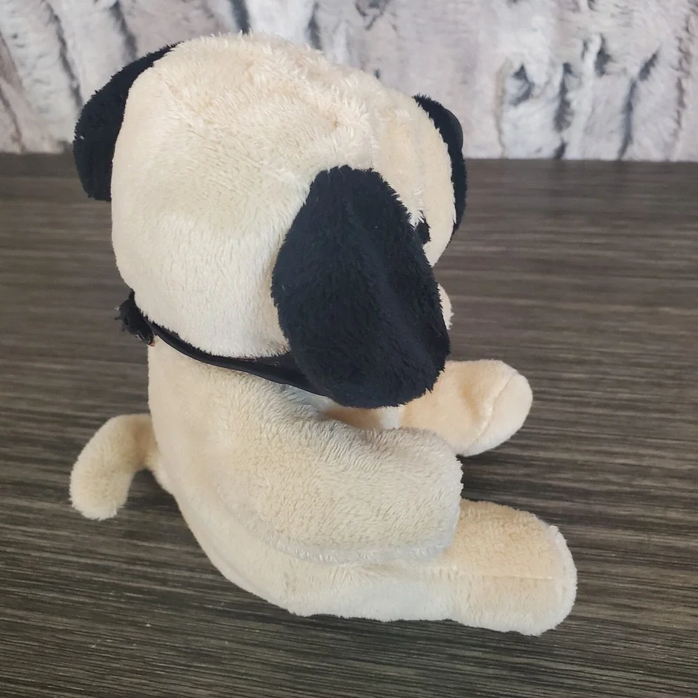 Harley-Davidson Tan Pug Floppy Bean Bag 6